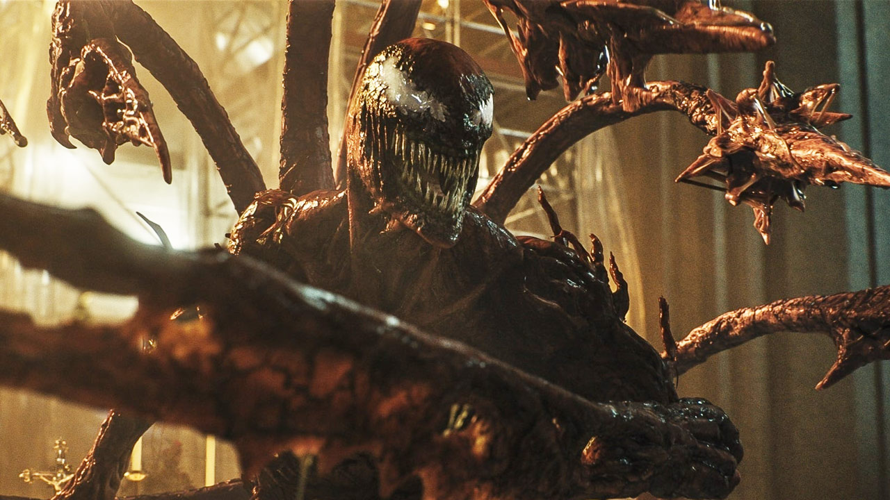 Wickedly funny Venom sequel's vibe is dark, monstrous craziness