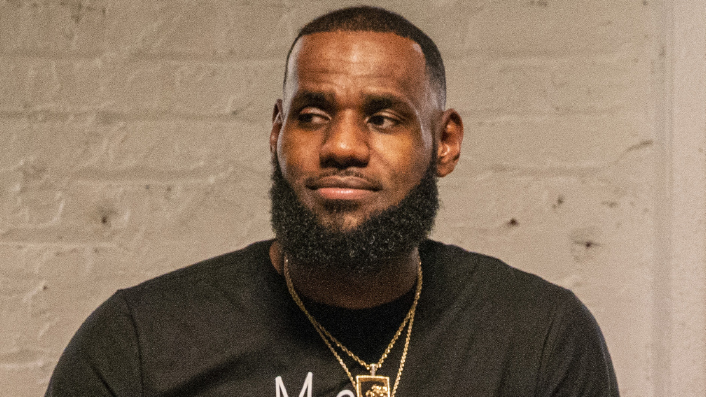 LeBron James holds court in a uniquely conversational show