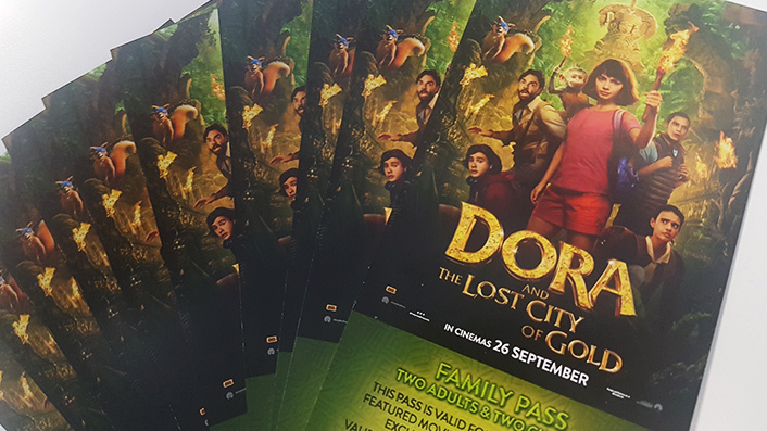 Win 1 of 10 family passes to Dora and the Lost City of Gold