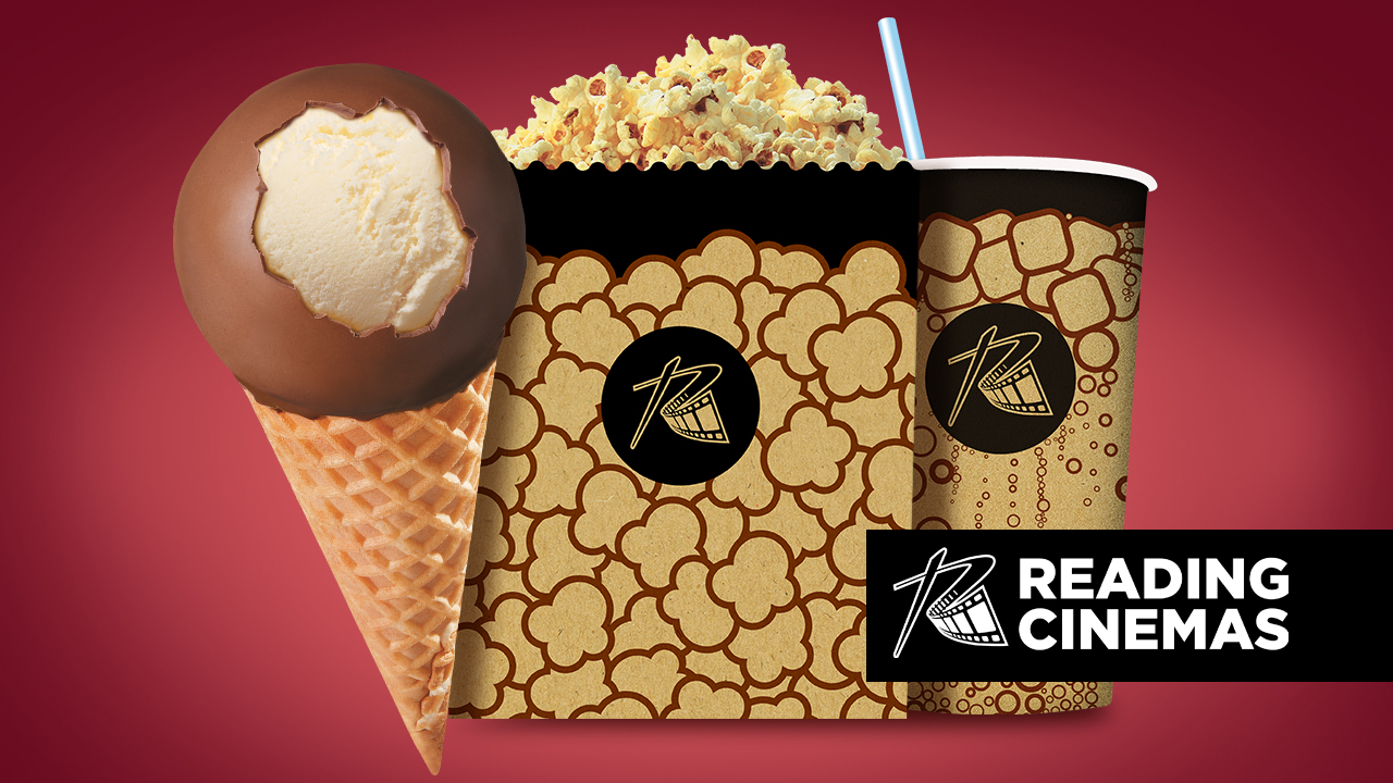 Get 20% off medium popcorn, drink & a choctop at Reading Cinemas