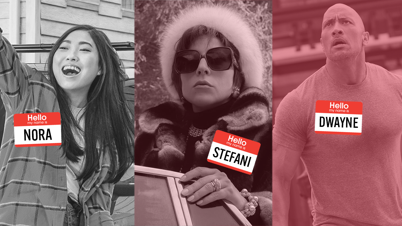 Awkwafina, Gaga, and The Rock: when should movie stars change their names?